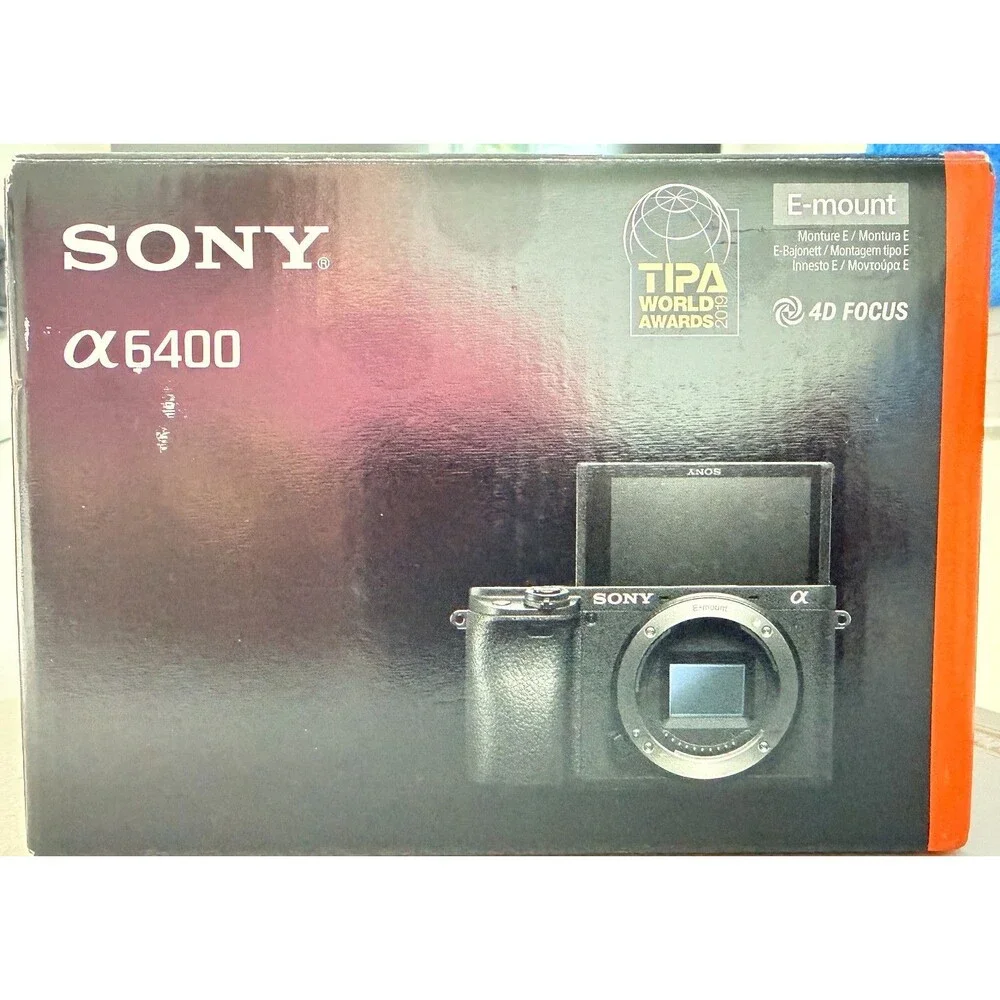 Sony Alpha a6400 Mirrorless Digital Camera (Body Only) - ILCE-6400/B NEW in Box